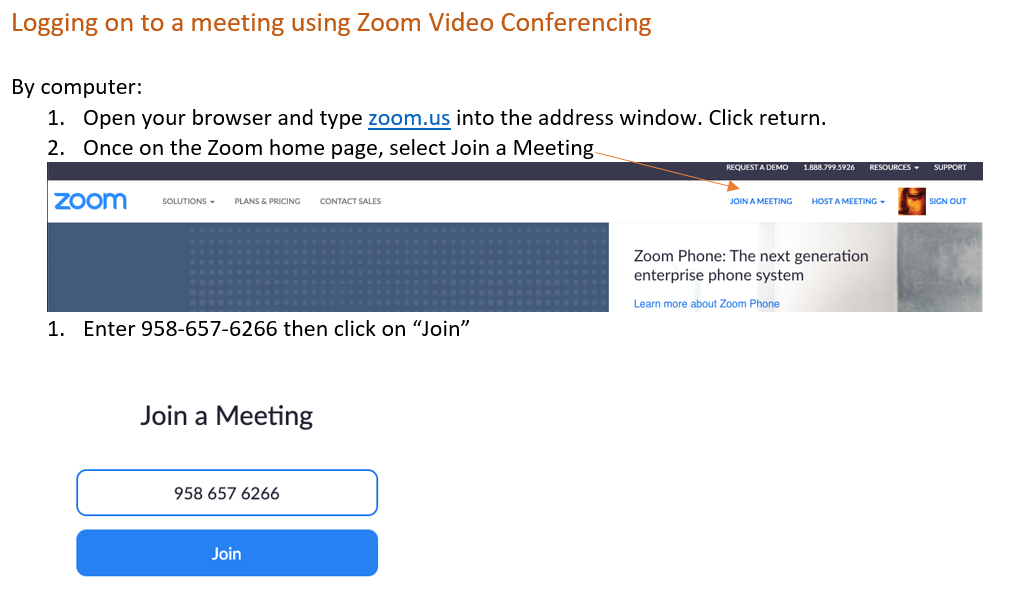 Instructions for Meeting Remotely Bozeman Dharma Center