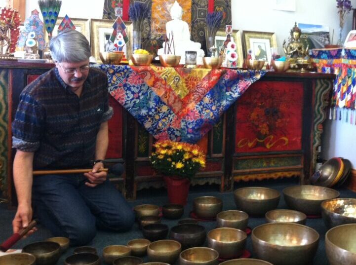 Tibetan bowls with Brian Sparks