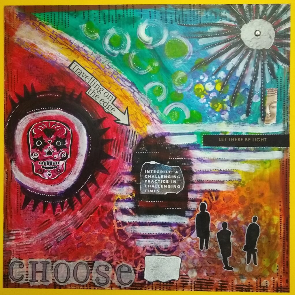 Image of a collage art piece